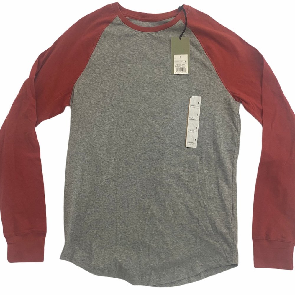 Mens Goodfellow Long Sleeve Jersey T Shirt Small